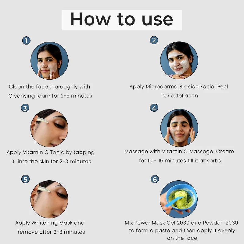 Professional O3+ Bridal Facial Kit Vitamin C Glowing Skin, 136 g-3.webp